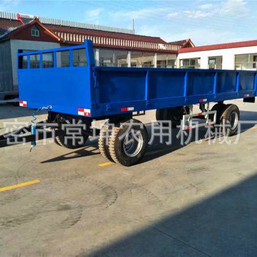 厂家供应10吨农用挂车农作物运输车拖拉机牵引拖车