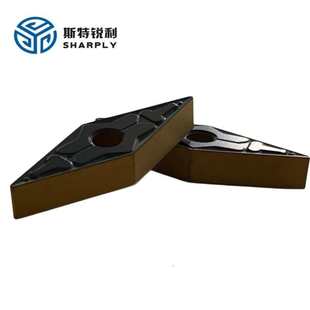 数控车刀片桃型 WNMG刚件不锈钢刀片菱形 VNMG双色涂层钢件车刀片