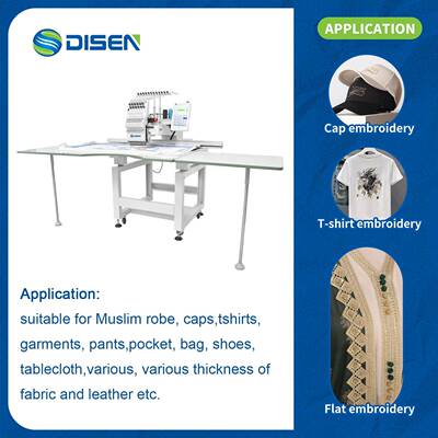 Industrial Single Head Cap Embroidery Machine 500*1200 Price