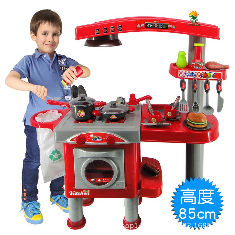 儿童过家家玩具超大号餐具厨具男孩子仿真厨具台3.5