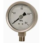 不锈钢真空压力表Y-100BF 304材质G1/2螺纹 量程0-1.0mpa