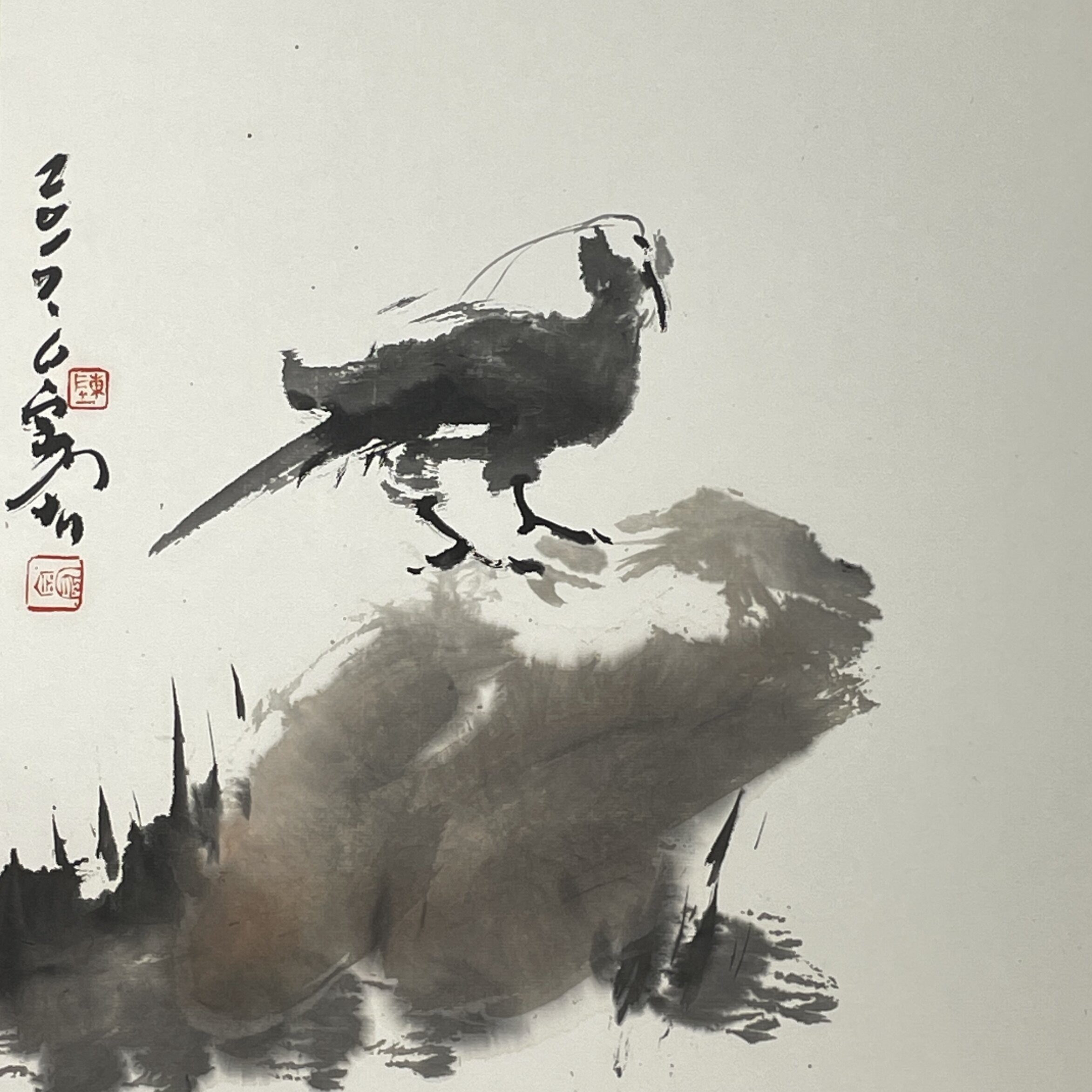 【数字版权】写意派大师陈宗宏写意画作品《领袖》