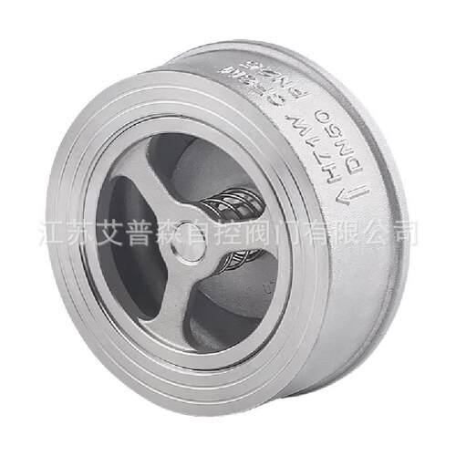 H71W-16P/25P不锈钢对夹止回阀单向阀逆止阀DN50-DN300