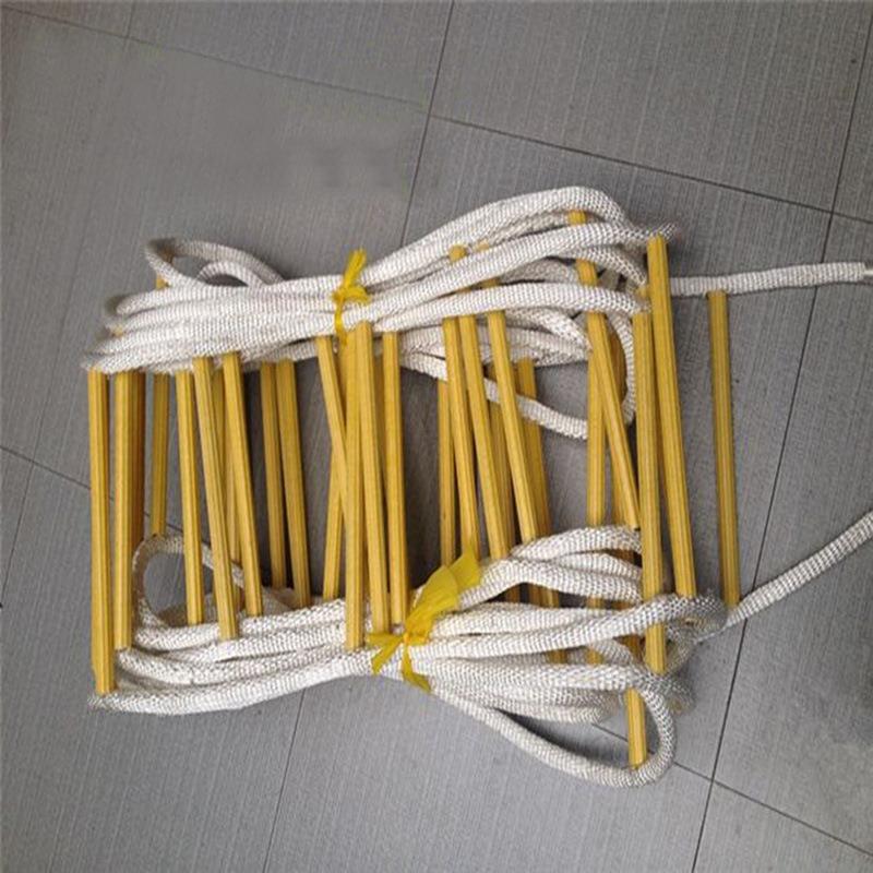 消防逃生软梯消防逃生软梯训练梯攀登绳梯高空救援软梯尼龙梯