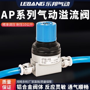 气动溢流阀压力调整阀AP100-01/02 AP100-01-X201 AP100-02-X201