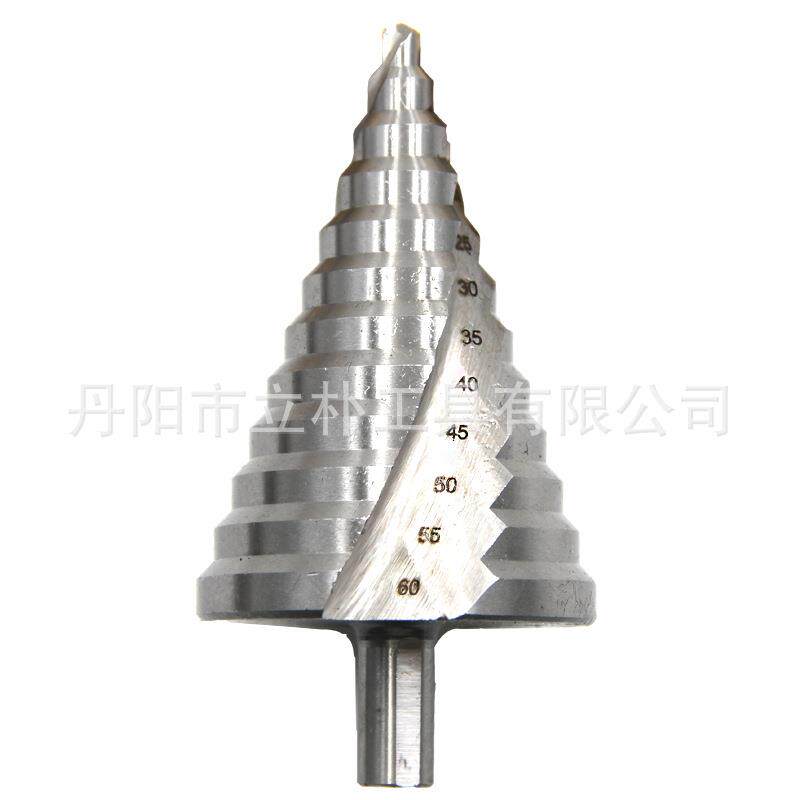 大尺寸6-60mm开孔器高速钢螺旋槽阶梯钻白钻塔钻三角钻多功能钻头