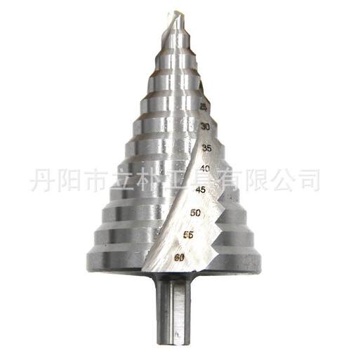 大尺寸6-60mm开孔器高速钢螺旋槽阶梯钻白钻塔钻三角钻多功能钻头
