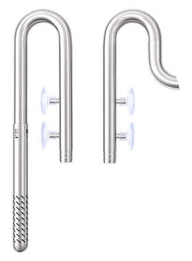 威尔康week水上调节304不锈钢进出水管除油膜套装水管水族鱼缸管