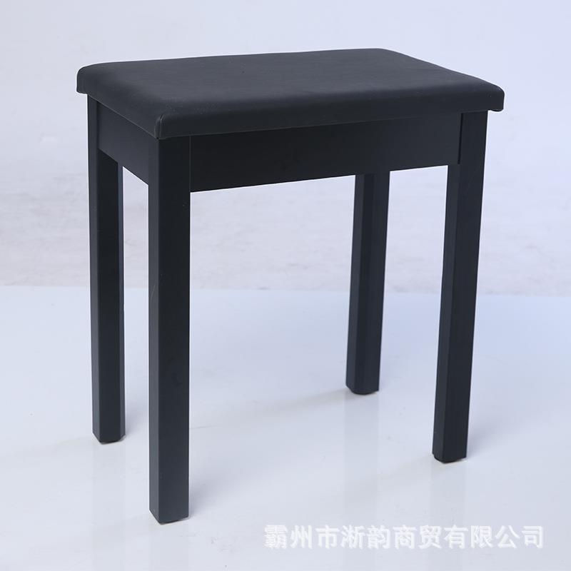 双人直腿木质电子琴古筝吉他通用乐器配件钢琴凳