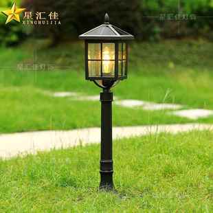 太阳能草坪灯地插式 院子接电草地花园别墅公园 户外庭院防水新中式