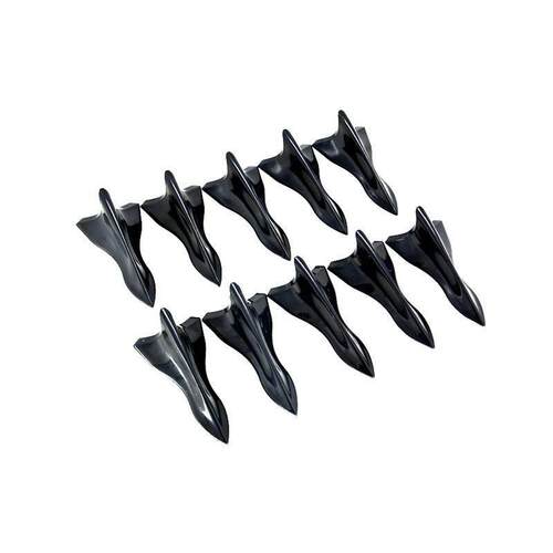 6PCS Aerodynamic Car Roof Shark Fin Spoilers Universal