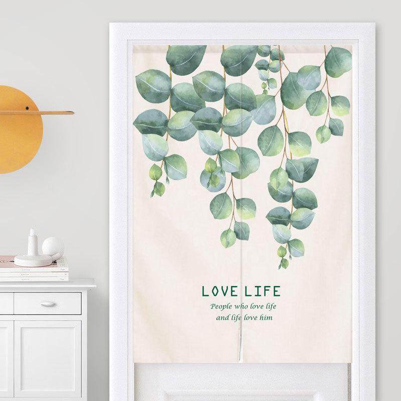 北欧布艺门帘隔断帘家用卧室厨房遮挡布帘衣柜子防尘帘半帘魔术贴,居家布艺,定制窗帘,淘宝优惠券,粉丝福利购,淘宝优惠卷