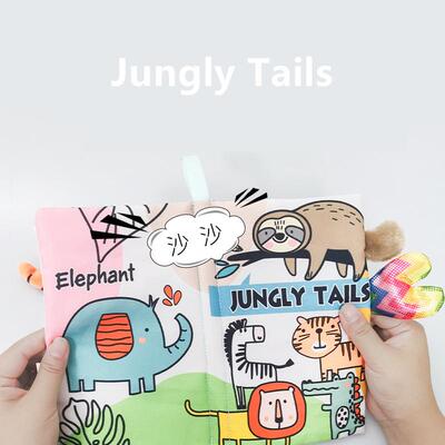 Baby Cloth Book Kids Infant Early Learning Educational Anima