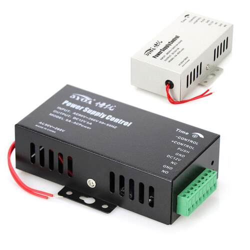 门禁专用电源12V5A小型控制器适配器单、双门门禁宽变开关110V