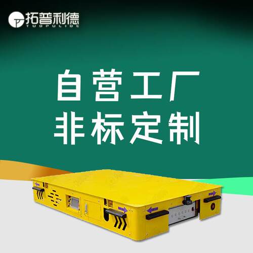车间搬运rgv智能搬运车自动化多工位停靠20吨重载轨道电动平板车