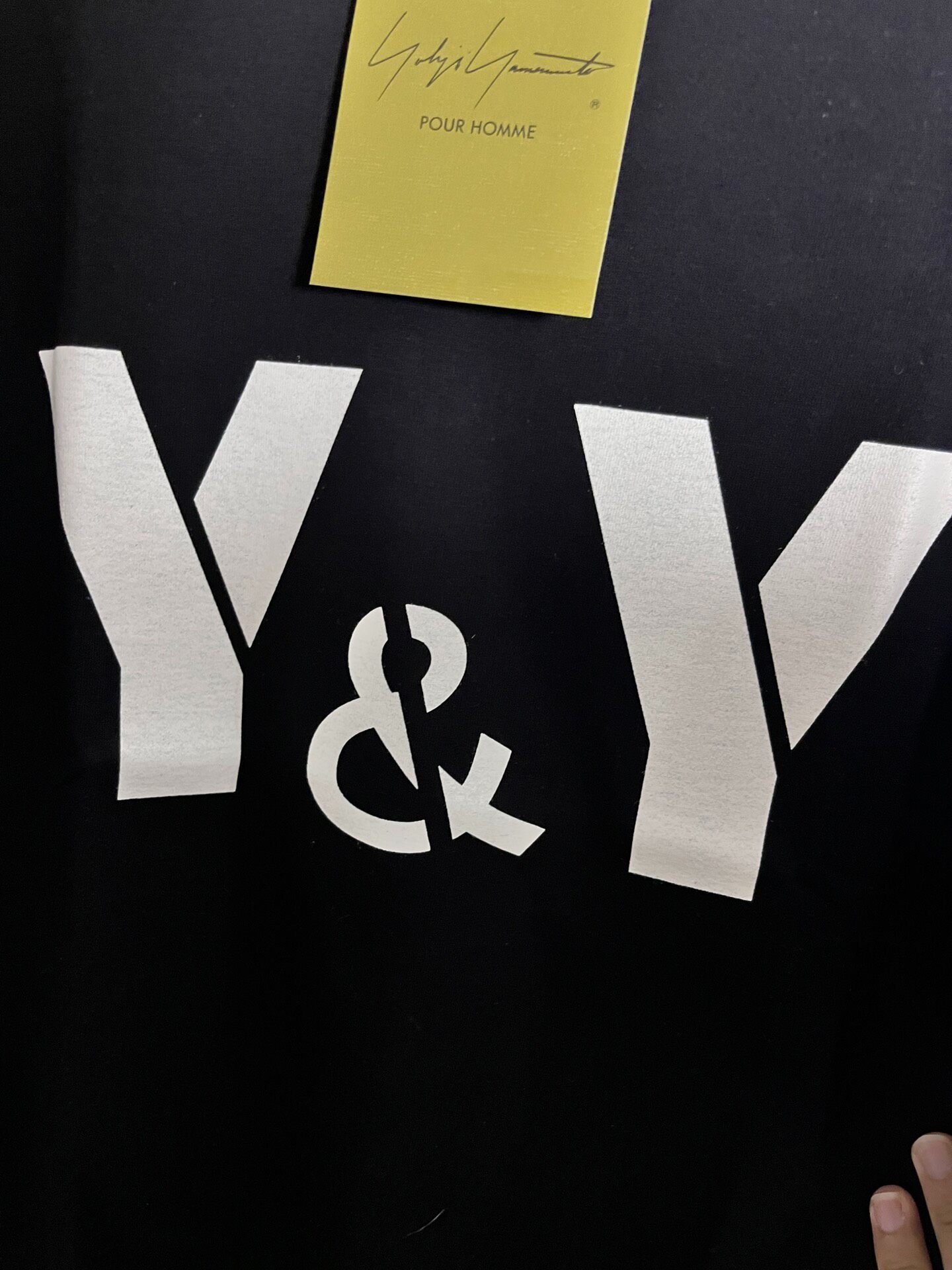 Yohji Yamamoto Y&Y Print Short-Sleeve T-Shirt — front