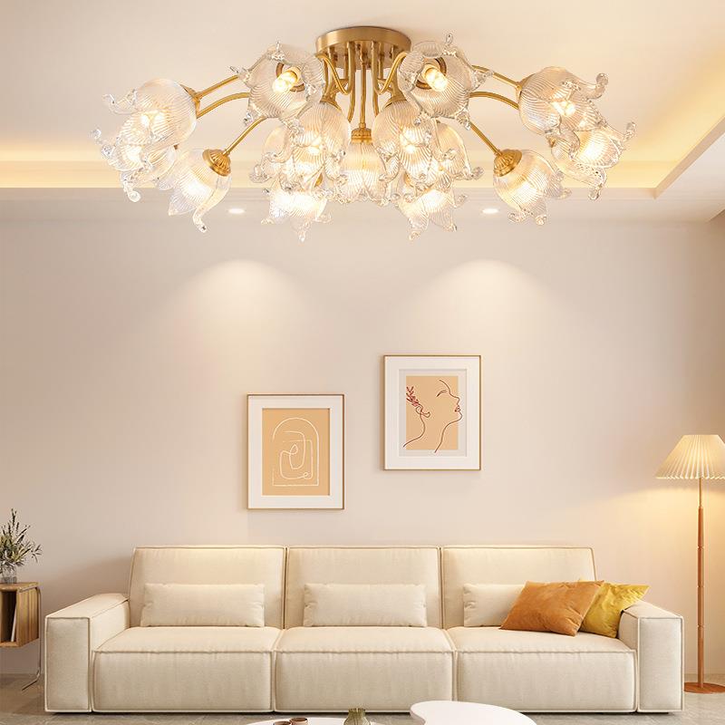 客厅灯ld吸顶灯30497现简代大气卧室灯美e式轻奢吸顶客厅约主卧灯