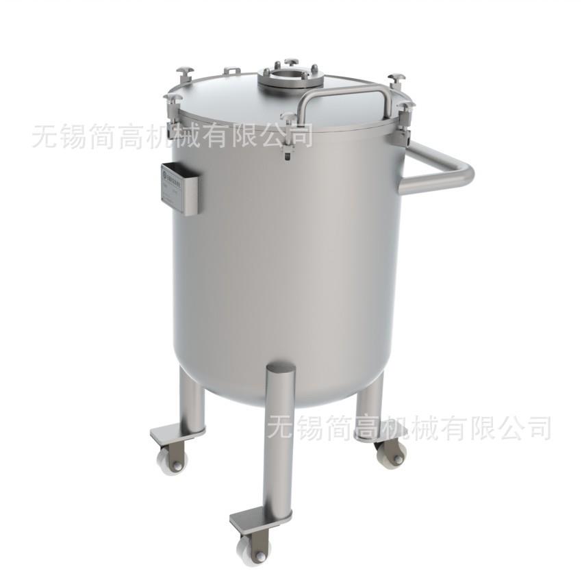 山东供应非标100L固定开口食品级04不锈钢储罐可移动