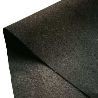 厂家供应 双面黑色触屏导电革 绒面加热鼠标垫 导电超纤革 手套革