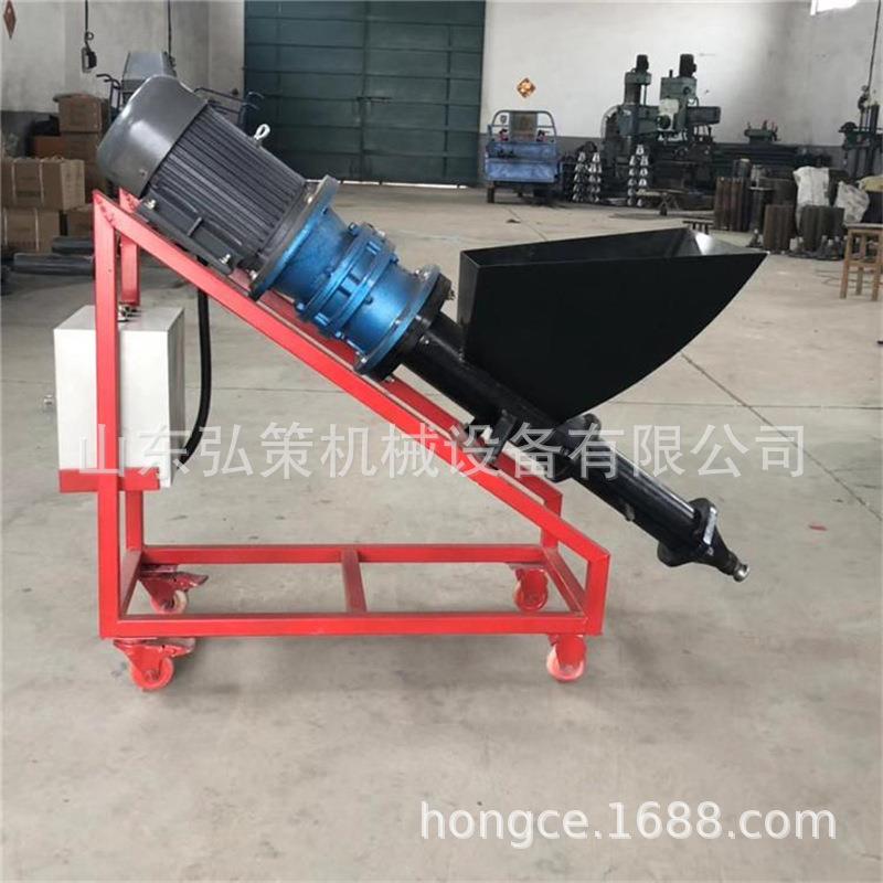 水泥砂浆灌浆机全自动小型门缝灌缝机室内多功能螺杆高压注浆泵