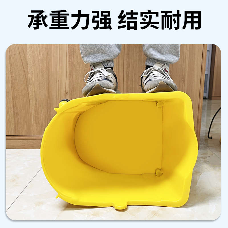 白云超宝榨水车B-040C-3免手洗拖把拖地桶酒店挤水清洁柞水24L