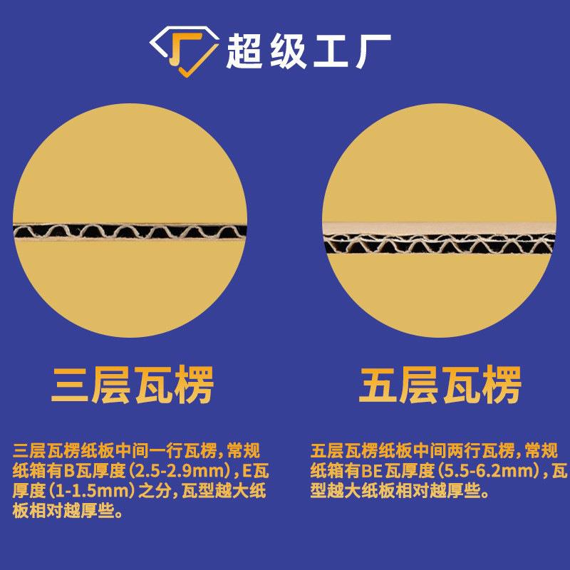 飞特机盒特价牛皮纸三层衣硬现货GFP递内快服装数码发货包装盒纸
