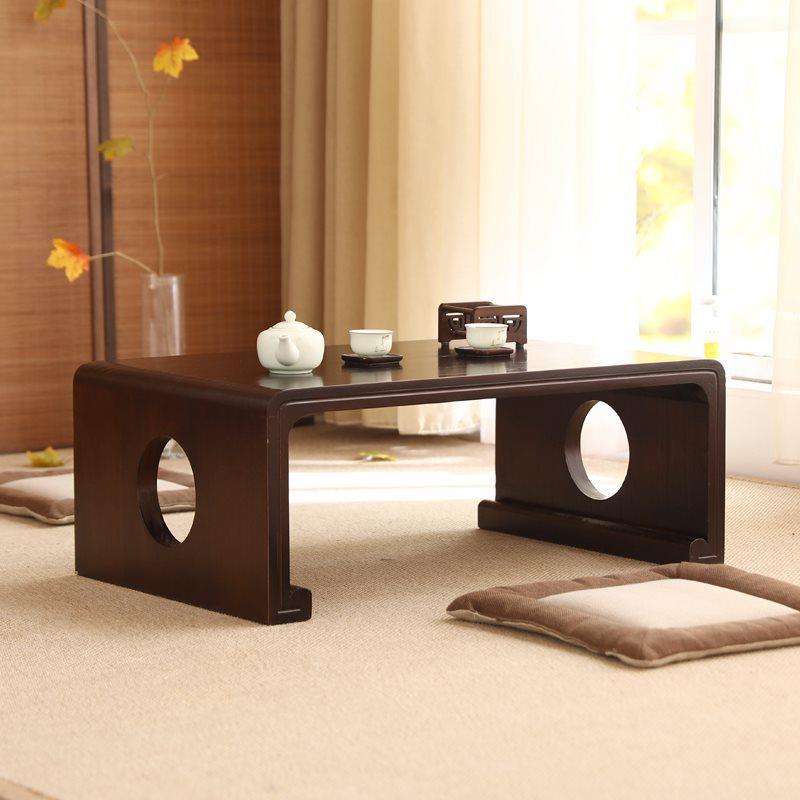 实木榻榻琴米茶几飘窗桌中式学YCI桌简约阳台小茶几国日式桌炕矮