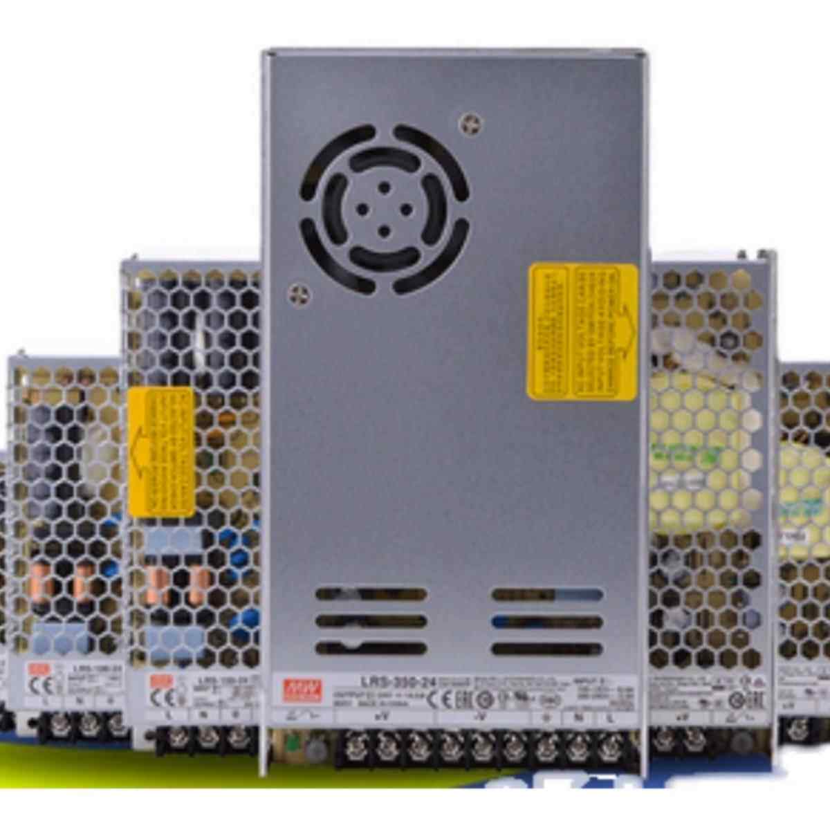 LRS明纬220转24V/12V直流DC5V开关电源50/100/150/350变压器48V36