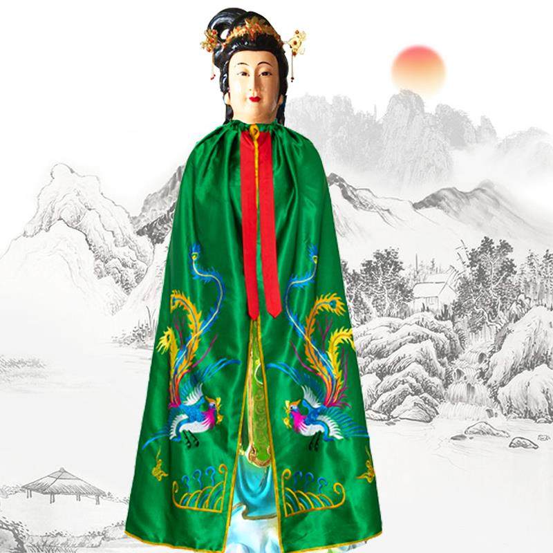 高档风神佛像披双神袍/2/3米佛衣1.5米红色凤娘娘披袍菩萨1奶奶斗