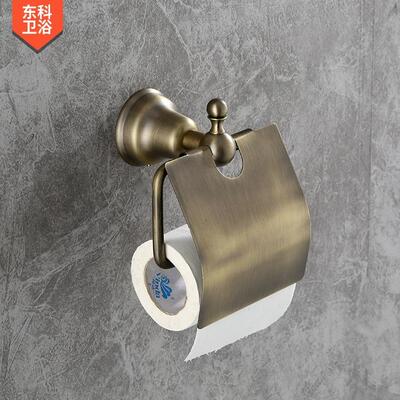 7750-AB 青古色厕所架纸巾盒仿古卷纸架欧式纸巾架 浴室五金挂件