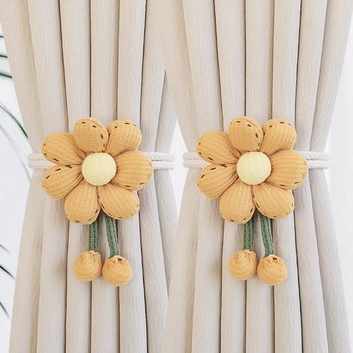 小清新布艺向日葵太阳花姓名贴挂件帆布包手拎包伴手礼袋装饰挂饰