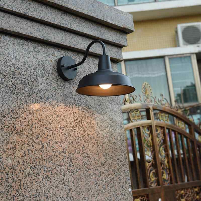 HSL美式简约外口壁灯阳台室户外水庭门院露台墙壁防灯