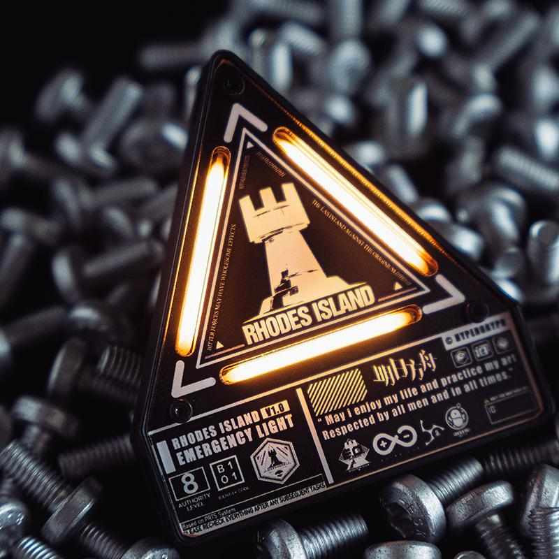 明日方舟罗德岛装饰灯干员徽章魔术贴周边DIY通行证露营灯EDC