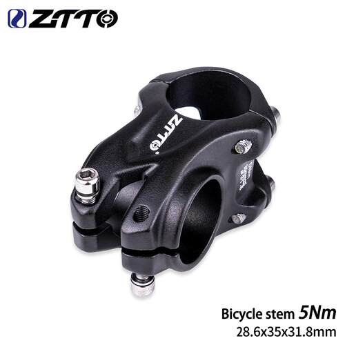 ZTTO 山地公路速降自行车短把立 0度立管 35mm 口径31.8自行车配