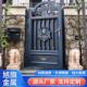 铝合金庭院门别墅门铝艺大门农村院子小门对开门平移门花园入户门