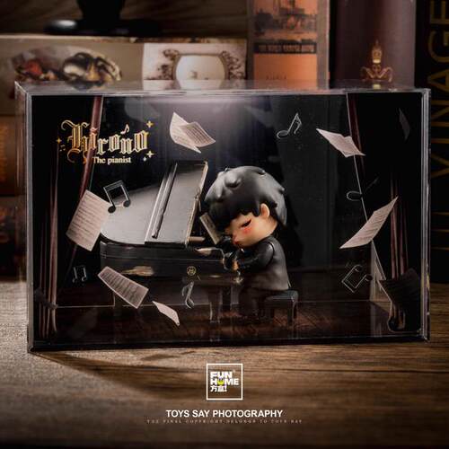 FUNHOME-小野钢琴吊卡场景化手办亚克力收纳防尘展示盒