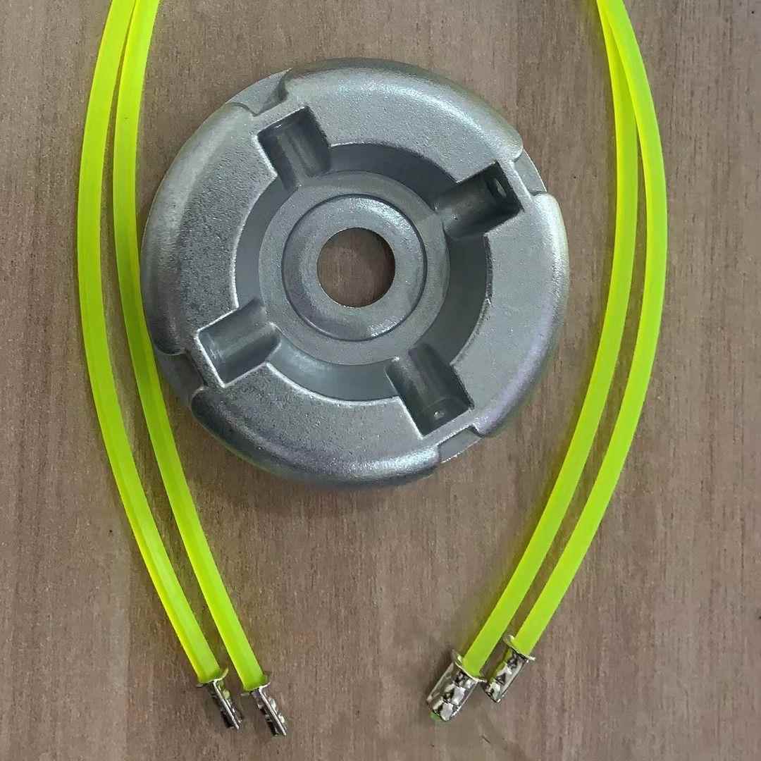 新款铝合金打草头钢丝绳充电式割草机汽油打草神器通用割草机配件