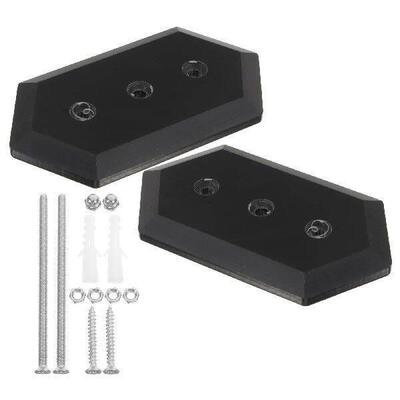 2 Pcs Wall Mounted Skateboard Rack Holders for Household