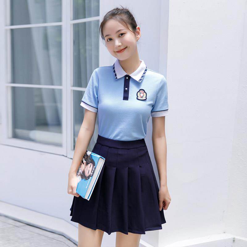幼儿园老师园服幼师新款夏装T恤短袖教师早教职业培训机构工作服