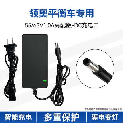 插头奥电池组三车充电器原装电瓶孔锂领智能36v电动通用儿童平衡