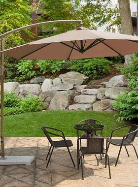 户外香蕉伞户庭院露营伞棚遮阳伞外室外阳台院子外0021摆蓬太阳伞