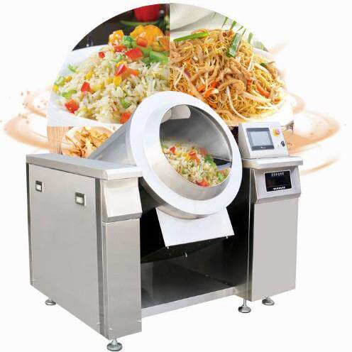 自动滚筒炒锅 电功磁全煤气多能炒菜 JC-1500机学校食堂中央厨房