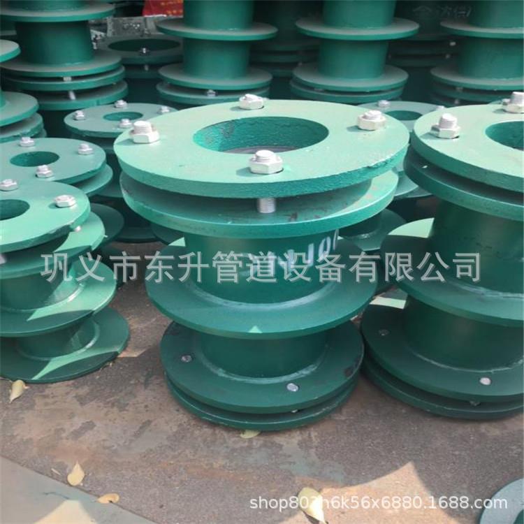 河南厂家巩义东升制029端作02S404双密封柔性防水套管两兰压法盖