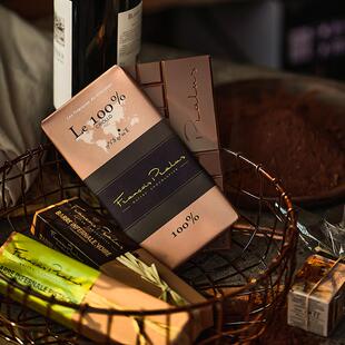 法国进口高端Pralus Melissa普阿鲁斯45%牛奶巧克力零食纯可可脂