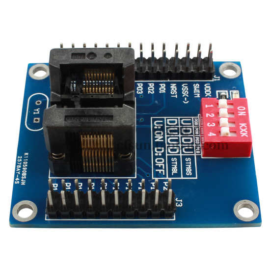STM8S 8L TSSOP20 烧写座 测试座 下载器 脱机编程器 编程座