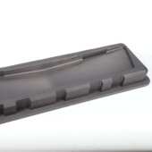 工厂石墨零件加工高纯度高碳耐腐蚀汽车玻璃3D石墨热弯模具定制