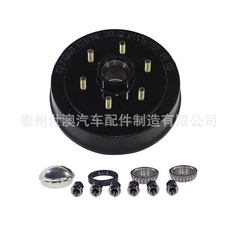 62车吨拖车刹鼓房孔车刹车毂轴头哈巴头轮元半轴CCZ10-6-FZ10质优