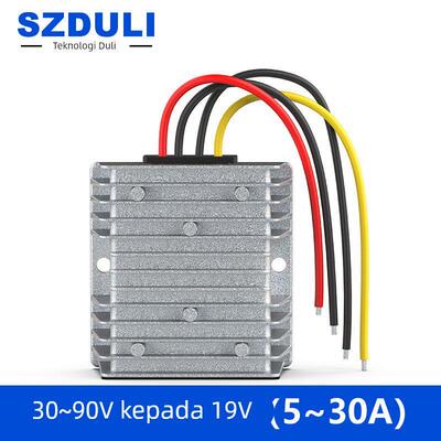 24V36V48V60V转19V直流降压电源转换器30~90V变19V电源模块变压器