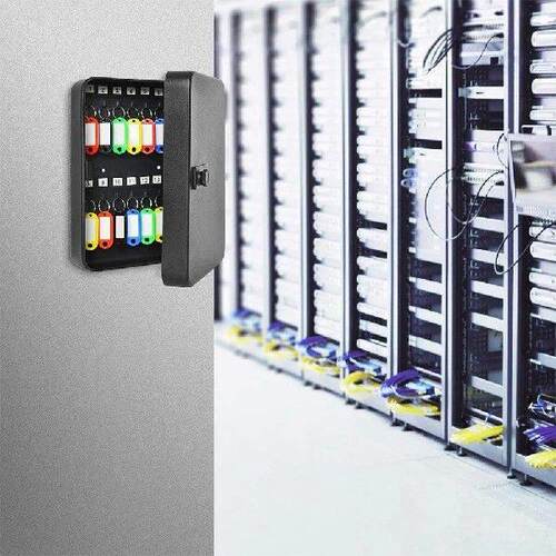 Combination Key Cabinet 20 Key Hooks Key Box Wall Mounted