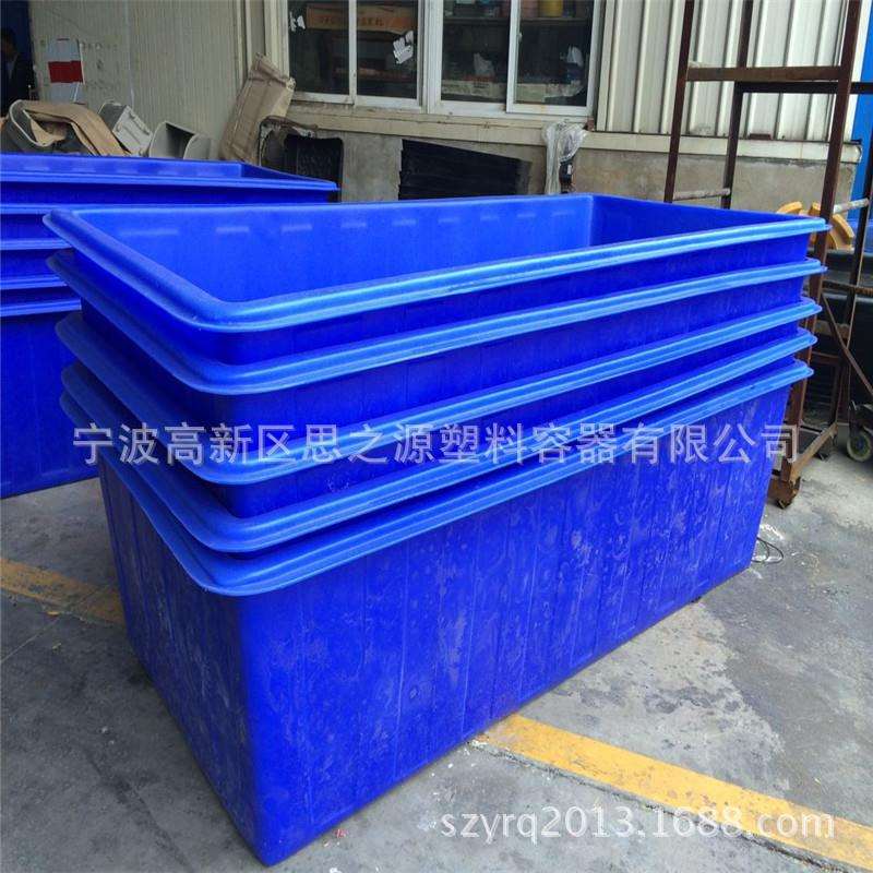 厂家2500L大方形塑料水箱2.5立方塑胶长方形塑料桶牛筋PE方槽